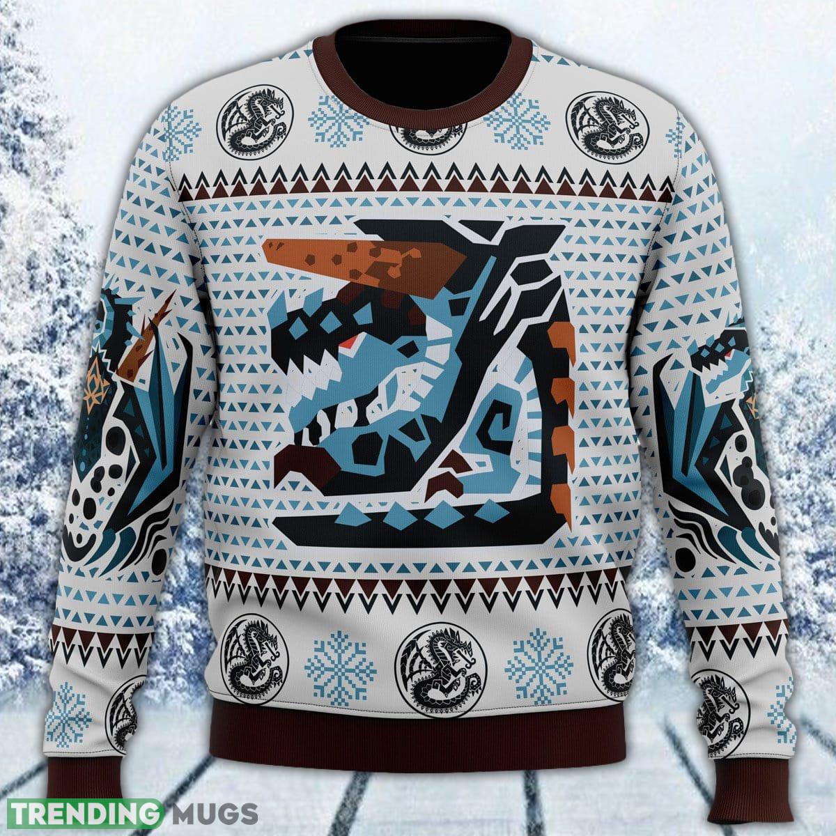 Gogmazios Monster Hunter Ugly Sweater Men And Women Gift For Christmas - Gogmazios Monster Hunter Ugly Christmas Sweater_1 Gogmazios Monster Hunter Ugly Sweater Men And Women Gift For Christmas - Gogmazios Monster Hunter Ugly Christmas Sweater_1