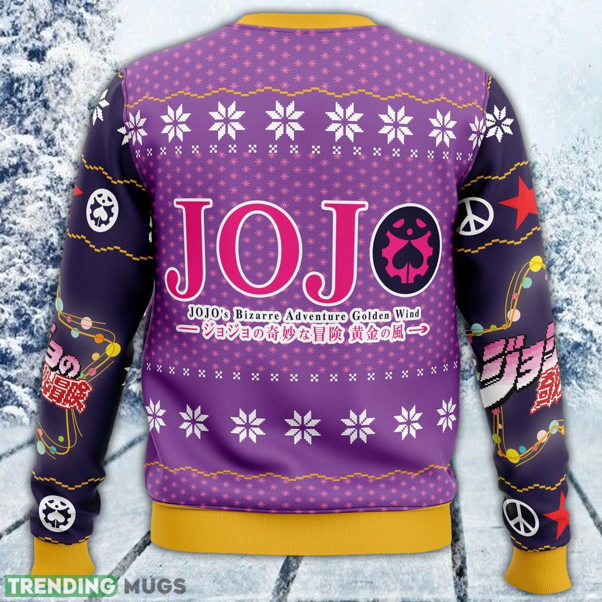 Golden Jojo’s Bizarre Adventure Ugly Sweater Men And Women Gift For Christmas 3D Sweater Golden Jojo’s Bizarre Adventure Ugly Sweater Men And Women Gift For Christmas 3D Sweater