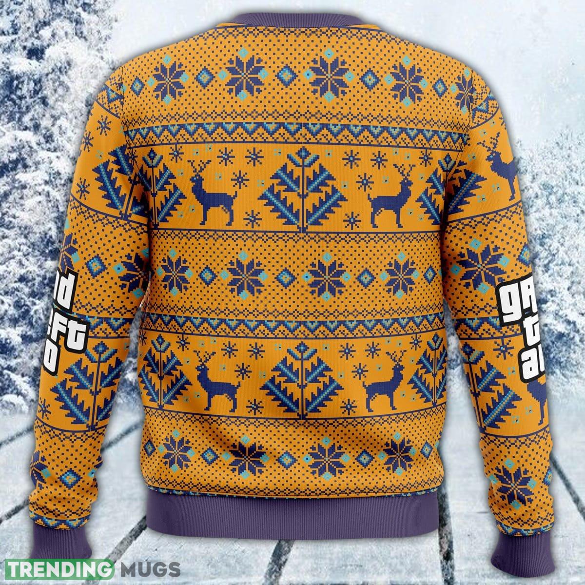 Grand Theft Auto Ugly Sweater Men And Women Gift For Christmas 3D Sweater Grand Theft Auto Ugly Sweater Men And Women Gift For Christmas 3D Sweater