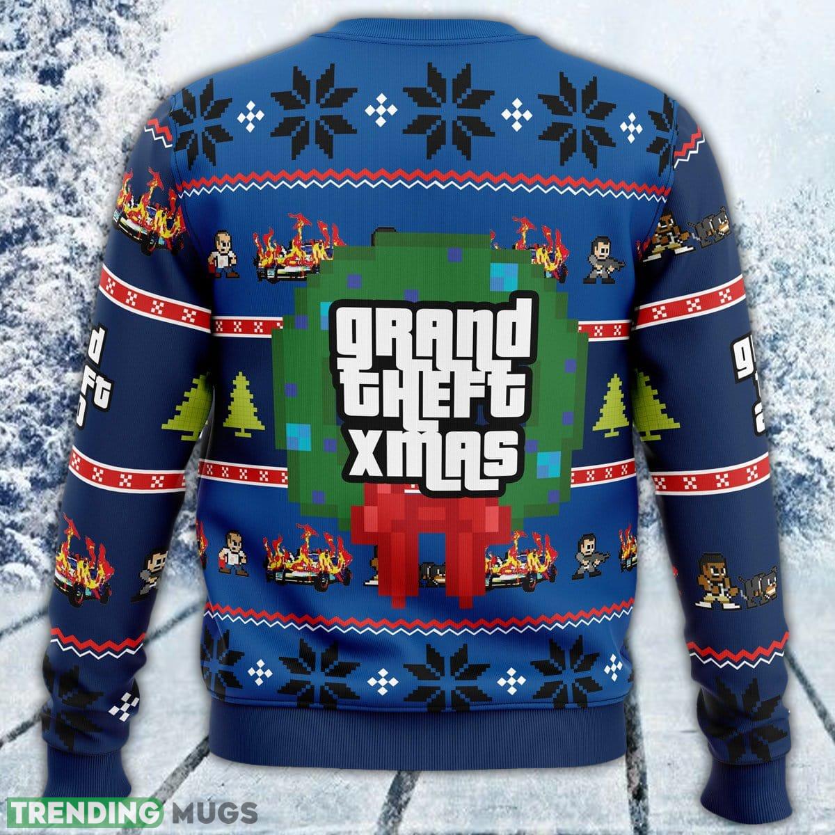 Grand Theft Xmas GTA Ugly Sweater Men And Women Gift For Christmas 3D Sweater Grand Theft Xmas GTA Ugly Sweater Men And Women Gift For Christmas 3D Sweater