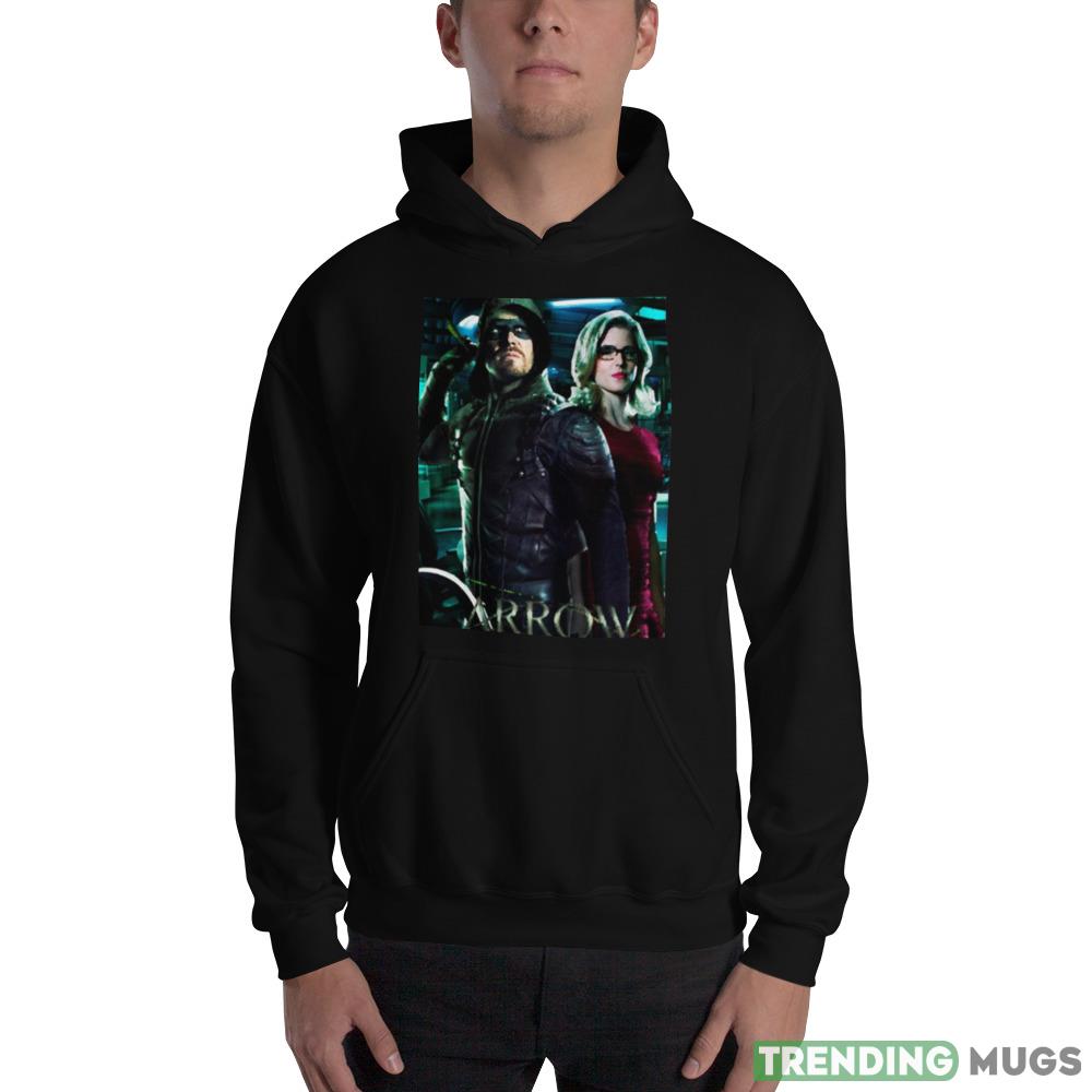 Green Arrow & Overwatch shirt Dark Shirt Green Arrow & Overwatch shirt Dark Shirt