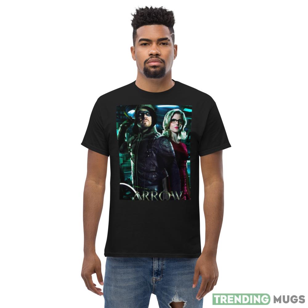 Green Arrow & Overwatch shirt Dark Shirt Green Arrow & Overwatch shirt Dark Shirt