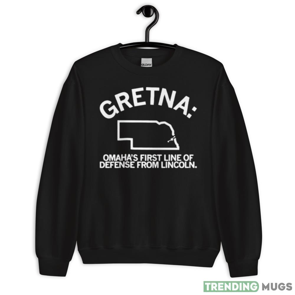 gretina Omaha’s first line of defense from Lincoln shirt - 18000 Unisex Heavy Blend Crewneck Sweatshirt gretina Omaha’s first line of defense from Lincoln shirt - 18000 Unisex Heavy Blend Crewneck Sweatshirt