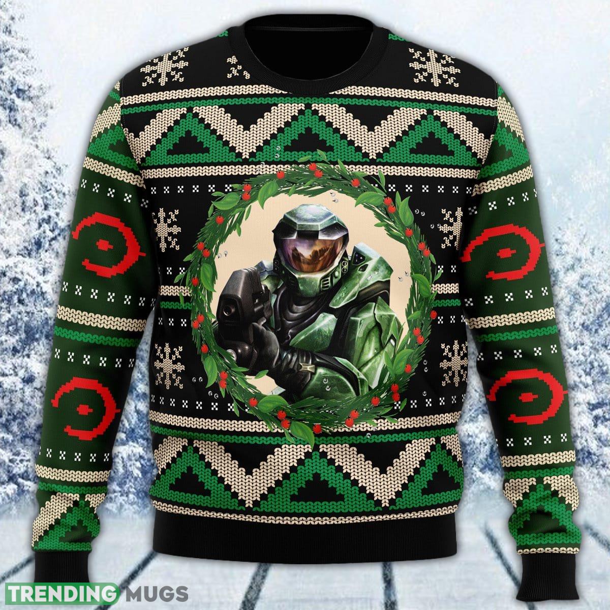 Halo Ugly Sweater Men And Women Gift For Christmas - Halo Ugly Christmas Sweater_1 Halo Ugly Sweater Men And Women Gift For Christmas - Halo Ugly Christmas Sweater_1