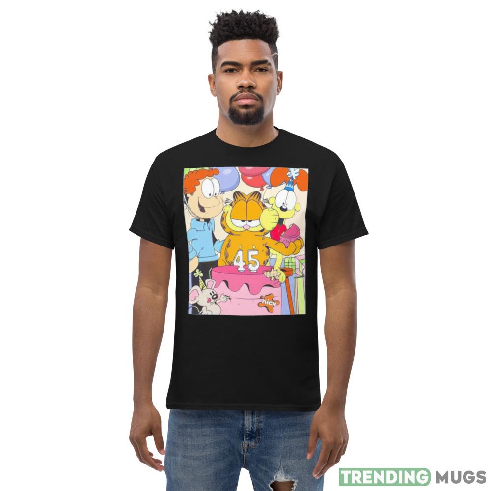 Happy Birthday Garfield 45 Old shirt Dark Shirt Happy Birthday Garfield 45 Old shirt Dark Shirt
