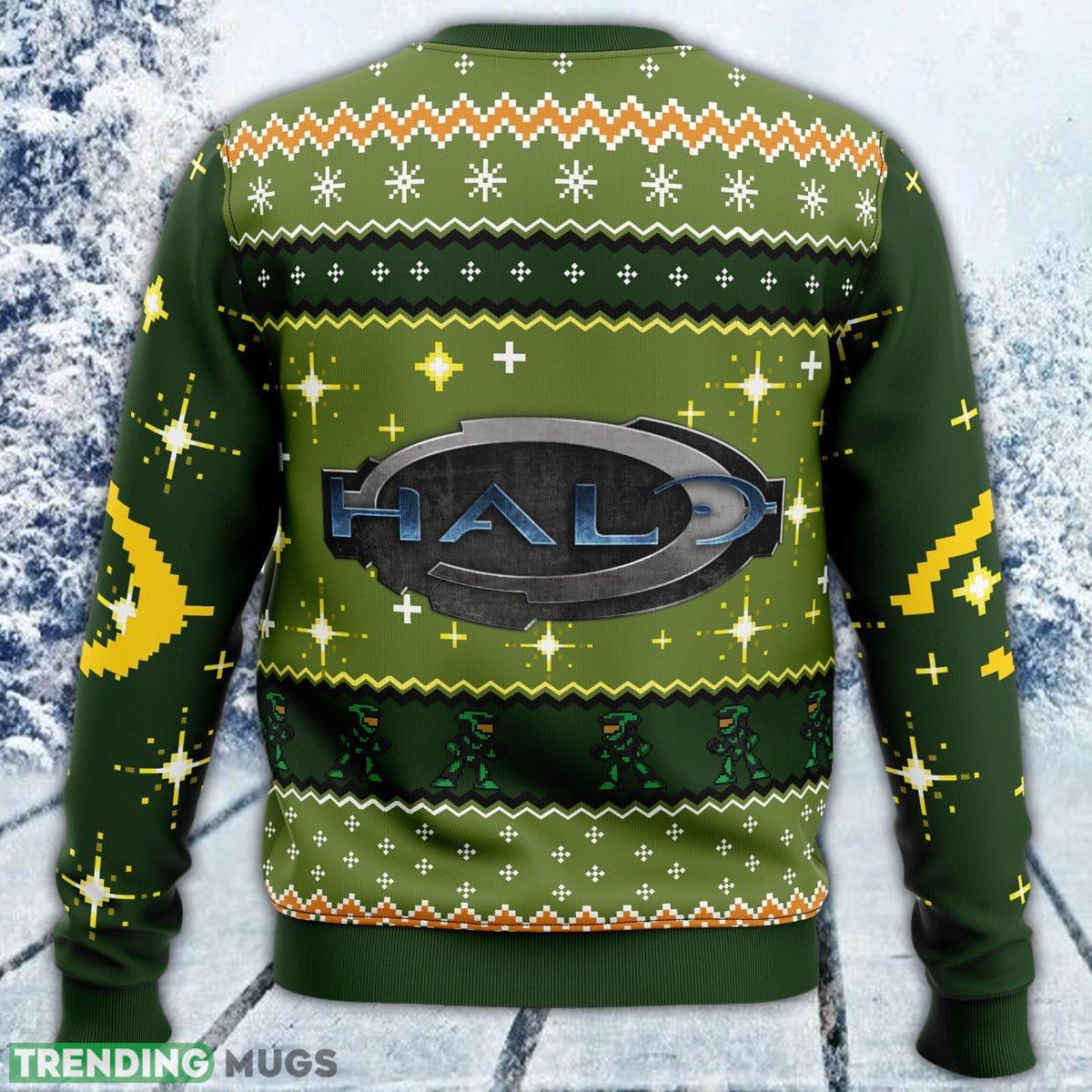 Happy Halo Days Halo Ugly Sweater Men And Women Gift For Christmas 3D Sweater Happy Halo Days Halo Ugly Sweater Men And Women Gift For Christmas 3D Sweater