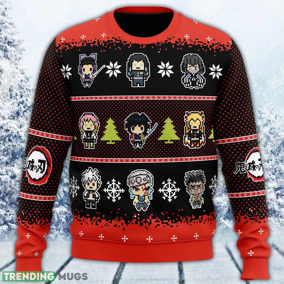 Hashira Demon Slayer Ugly Sweater Men And Women Gift For Christmas - Hashira Demon Slayer Ugly Christmas Sweater_1 Hashira Demon Slayer Ugly Sweater Men And Women Gift For Christmas - Hashira Demon Slayer Ugly Christmas Sweater_1