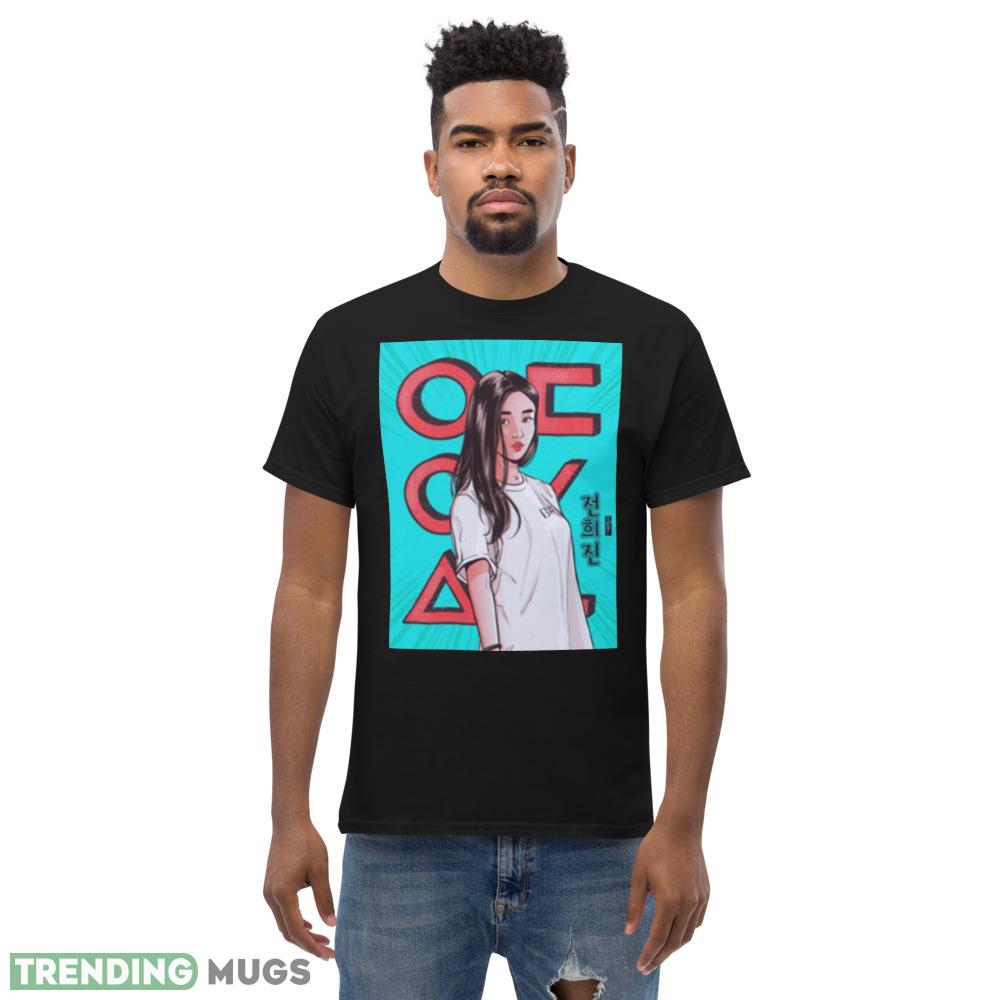 Heejin Animated Art Loona Band shirt Dark Shirt Heejin Animated Art Loona Band shirt Dark Shirt