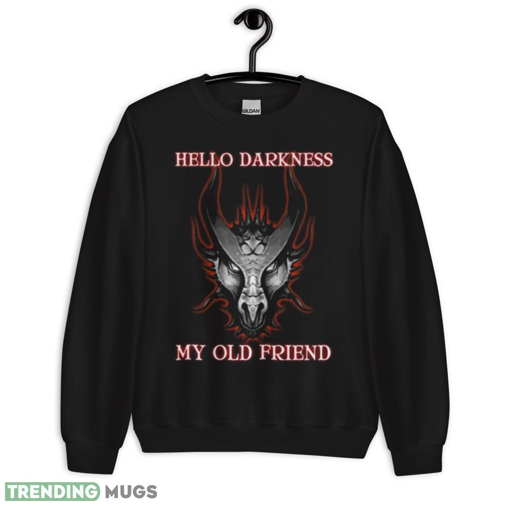 Hello Darkness Dragon My Old Friends Dragon Shirt - 18000 Unisex Heavy Blend Crewneck Sweatshirt Hello Darkness Dragon My Old Friends Dragon Shirt - 18000 Unisex Heavy Blend Crewneck Sweatshirt