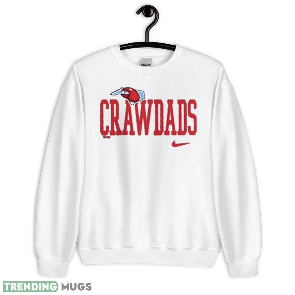 Hickory Crawdads Nike Gray Shirt - 18000 Unisex Heavy Blend Crewneck Sweatshirt Hickory Crawdads Nike Gray Shirt - 18000 Unisex Heavy Blend Crewneck Sweatshirt