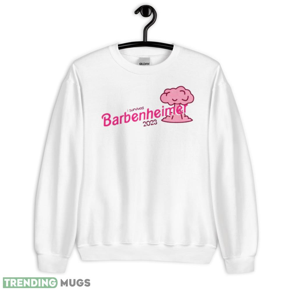 I Survived Barbenheimer 2023 Barbie Shirt - 18000 Unisex Heavy Blend Crewneck Sweatshirt I Survived Barbenheimer 2023 Barbie Shirt - 18000 Unisex Heavy Blend Crewneck Sweatshirt