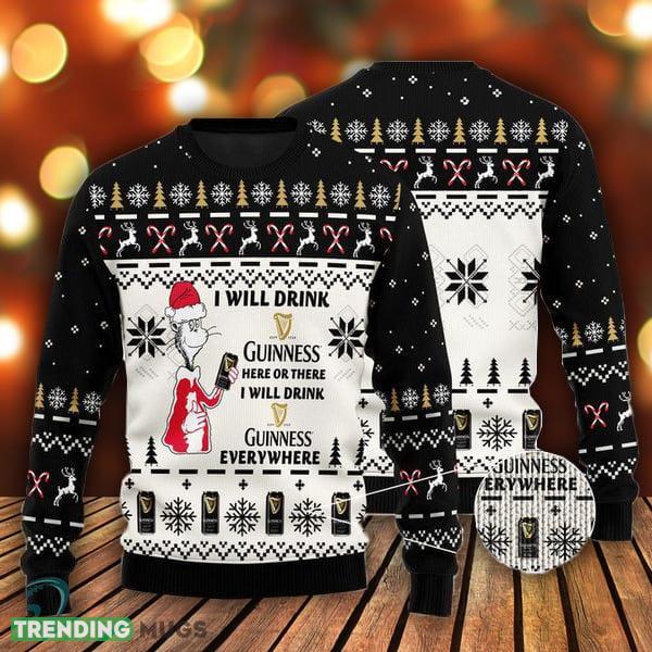 I Will Drink Guinness Everywhere Christmas Sweater Gift For Men And Women - I Will Drink Guinness Everywhere Christmas Sweater Gift For Men And Women I Will Drink Guinness Everywhere Christmas Sweater Gift For Men And Women - I Will Drink Guinness Everywhere Christmas Sweater Gift For Men And Women