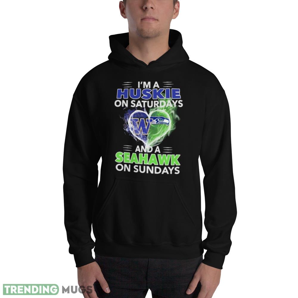 Im a Huskie on Saturdays and a Seahawks on Sundays 2023 shirt Dark Shirt Im a Huskie on Saturdays and a Seahawks on Sundays 2023 shirt Dark Shirt