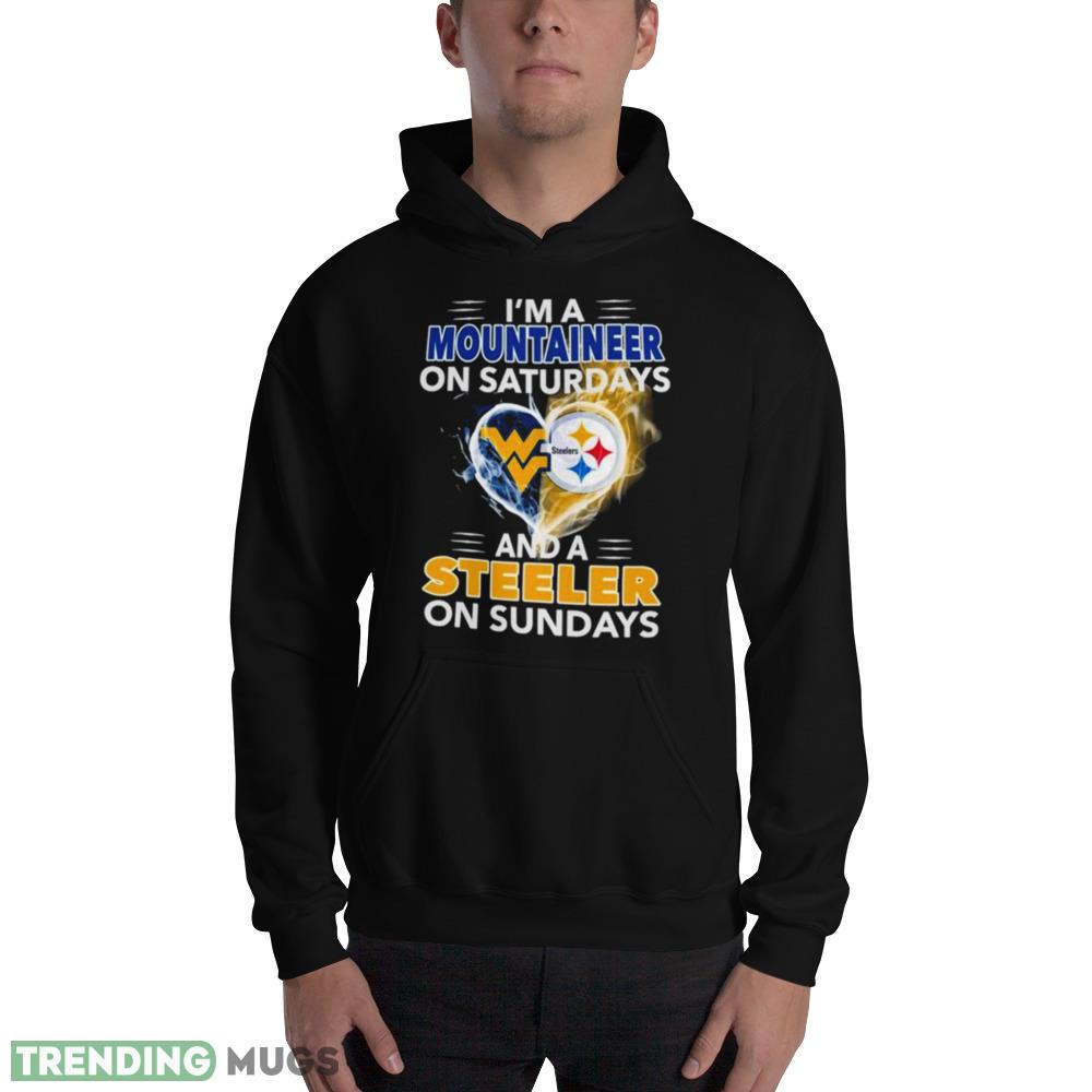 I’m a Mountaineer on Saturdays and a Steeler on Sundays 2023 shirt Dark Shirt I’m a Mountaineer on Saturdays and a Steeler on Sundays 2023 shirt Dark Shirt