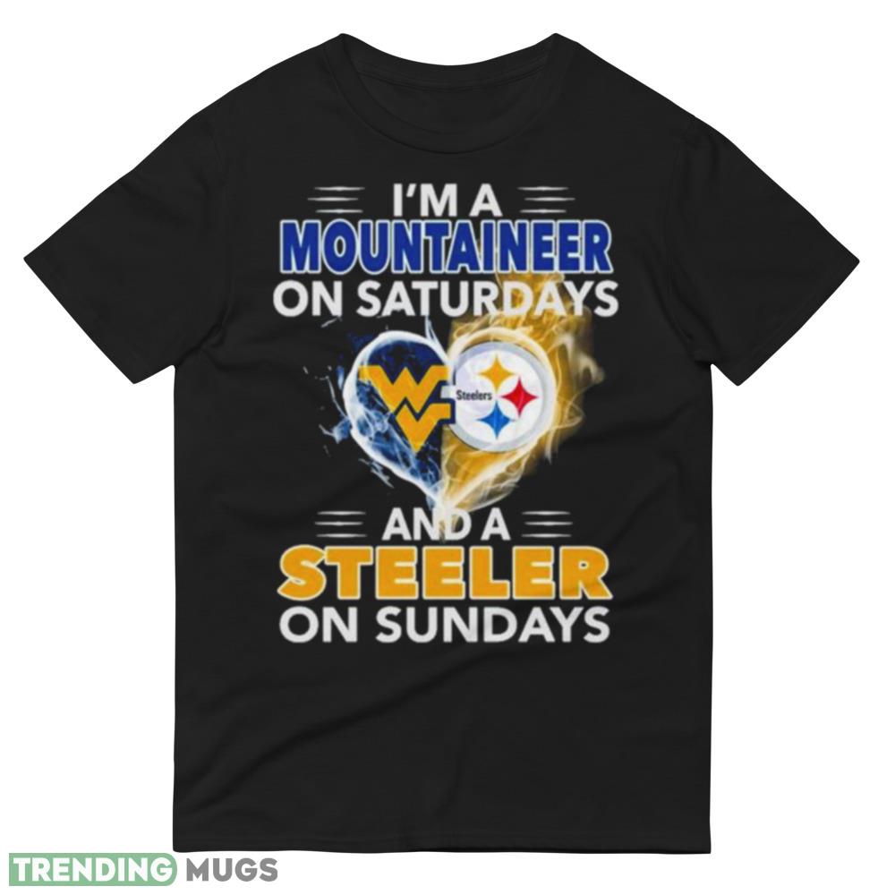 I’m a Mountaineer on Saturdays and a Steeler on Sundays 2023 shirt Dark Shirt I’m a Mountaineer on Saturdays and a Steeler on Sundays 2023 shirt Dark Shirt