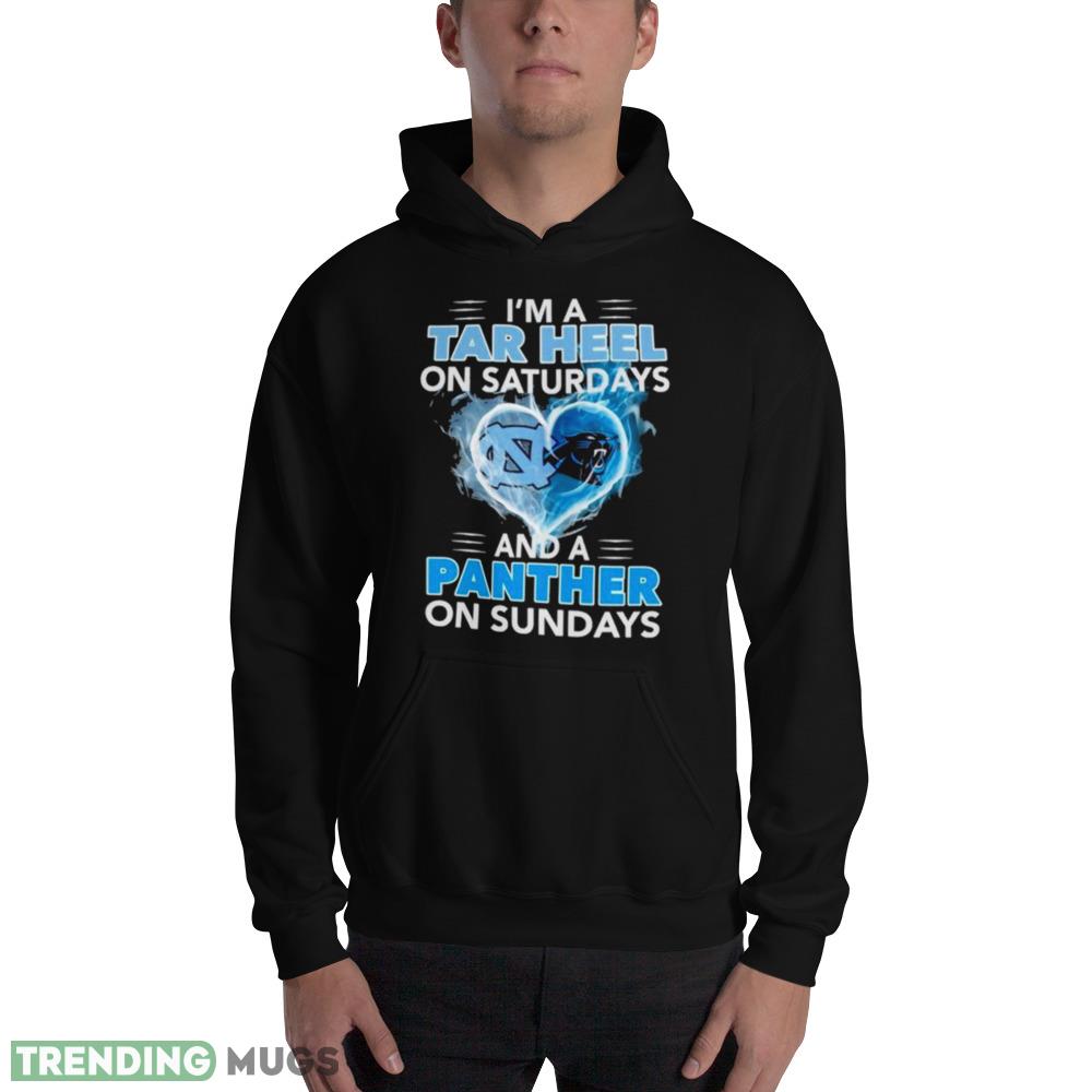 I’m a Tar Heel on Saturdays and a Panther on Sundays 2023 shirt Dark Shirt I’m a Tar Heel on Saturdays and a Panther on Sundays 2023 shirt Dark Shirt