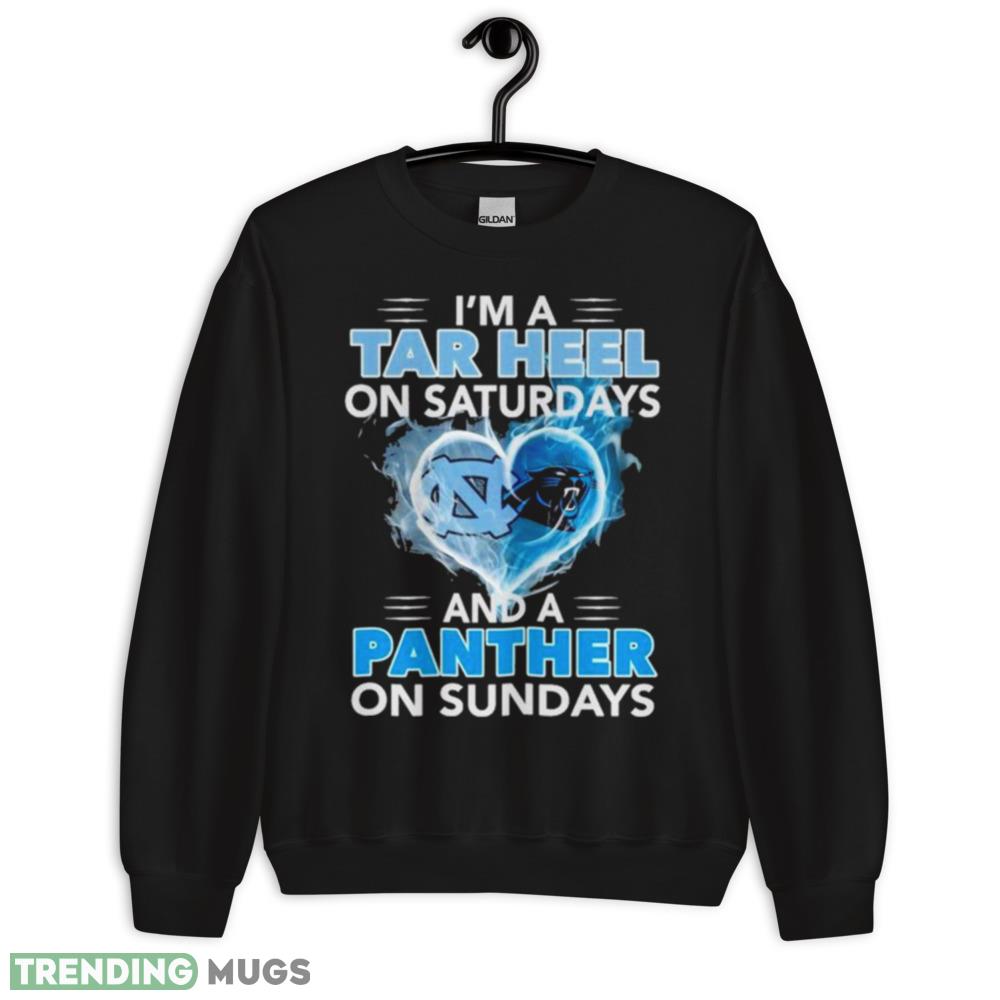 I’m a Tar Heel on Saturdays and a Panther on Sundays 2023 shirt - 18000 Unisex Heavy Blend Crewneck Sweatshirt I’m a Tar Heel on Saturdays and a Panther on Sundays 2023 shirt - 18000 Unisex Heavy Blend Crewneck Sweatshirt
