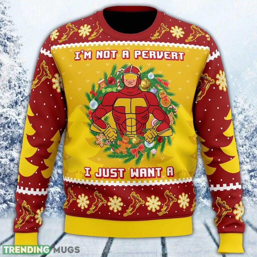 I’m not a pervert Turbo Man Ugly Sweater Men And Women Gift For Christmas - I’m not a pervert Turbo Man Ugly Christmas Sweater_1 I’m not a pervert Turbo Man Ugly Sweater Men And Women Gift For Christmas - I’m not a pervert Turbo Man Ugly Christmas Sweater_1