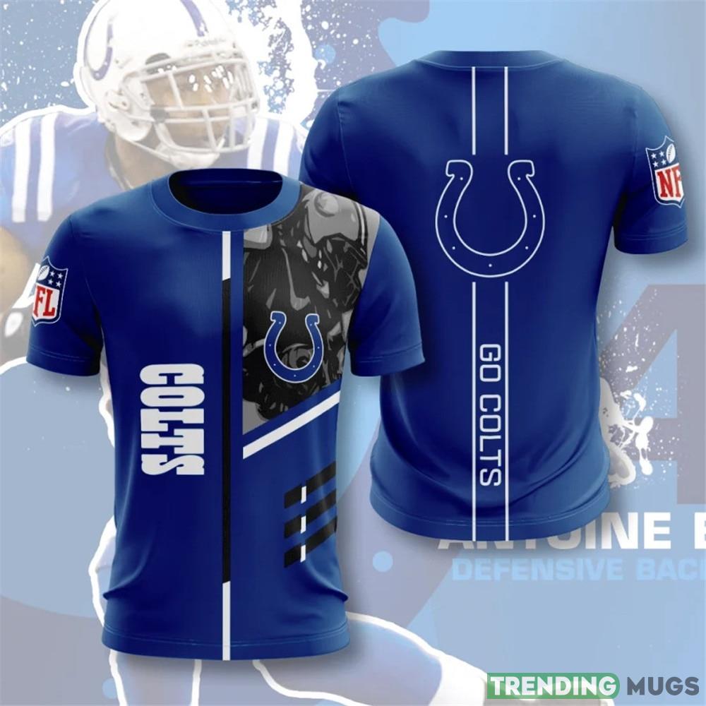 Indianapolis Colts Performance 3d T-Shirt For Men And Women - Indianapolis Colts T-shirt 3D Performance Short Sleeve_1 Indianapolis Colts Performance 3d T-Shirt For Men And Women - Indianapolis Colts T-shirt 3D Performance Short Sleeve_1