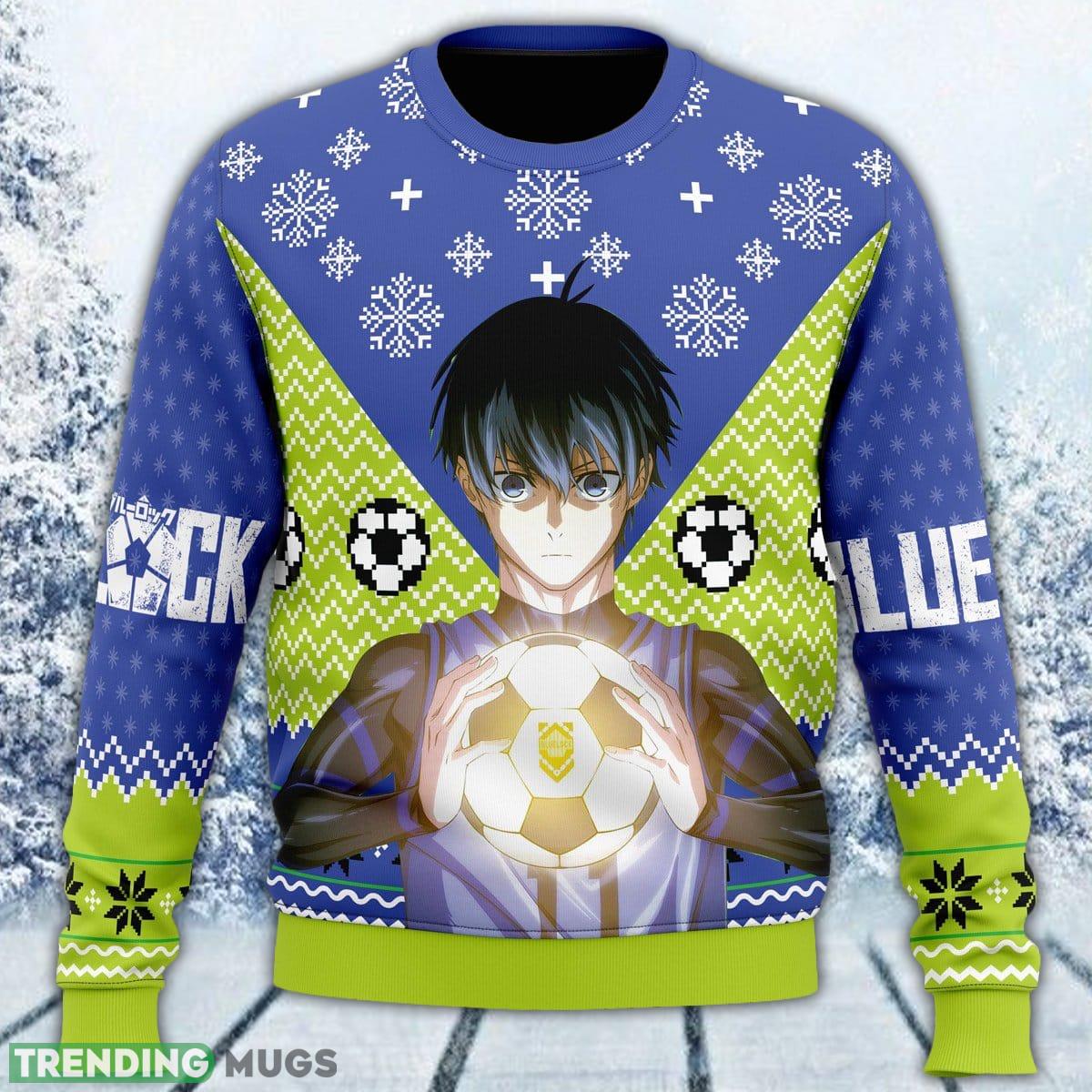 Isagi Yochi Blue Lock Ugly Sweater Men And Women Gift For Christmas - Isagi Yochi Blue Lock Ugly Christmas Sweater_1 Isagi Yochi Blue Lock Ugly Sweater Men And Women Gift For Christmas - Isagi Yochi Blue Lock Ugly Christmas Sweater_1