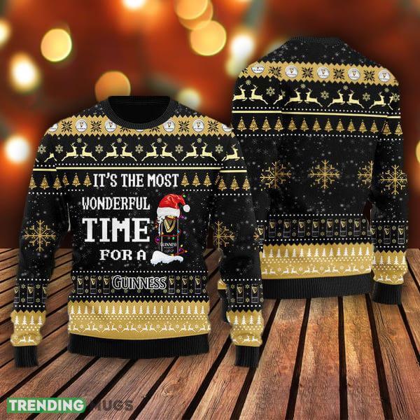 It’s the Most Wonderful Time Guinness Beer Christmas Sweater Gift For Men And Women - It’s the Most Wonderful Time Guinness Beer Christmas Sweater Gift For Men And Women