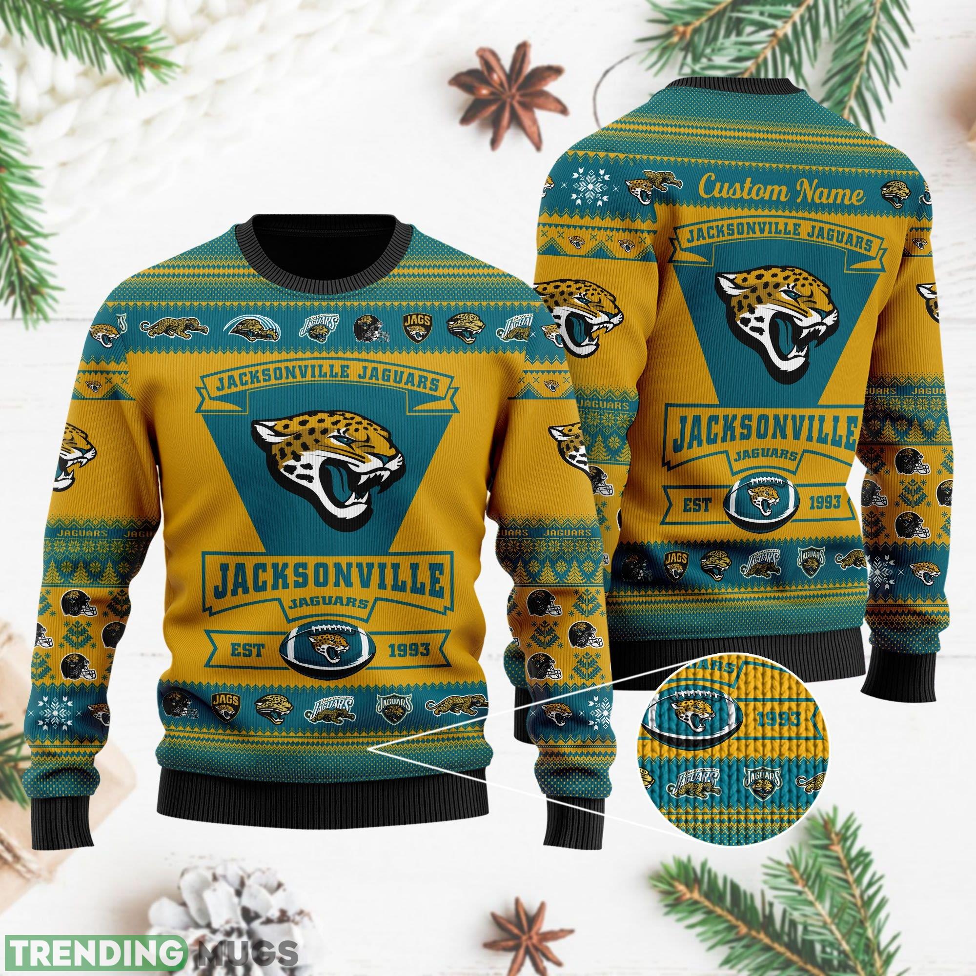 Jacksonville Jaguars Football Team Logo Personalized Name Sweater Gift For Christmas - Jacksonville Jaguars Football Team Logo Personalized Name Sweater Gift For Christmas Jacksonville Jaguars Football Team Logo Personalized Name Sweater Gift For Christmas - Jacksonville Jaguars Football Team Logo Personalized Name Sweater Gift For Christmas