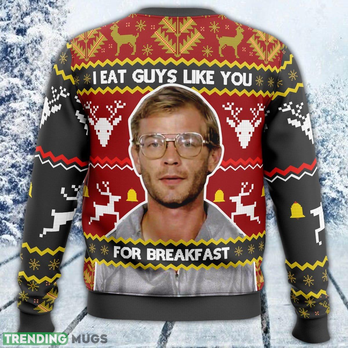Jeffrey Dahmer Ugly Sweater Men And Women Gift For Christmas 3D Sweater Jeffrey Dahmer Ugly Sweater Men And Women Gift For Christmas 3D Sweater