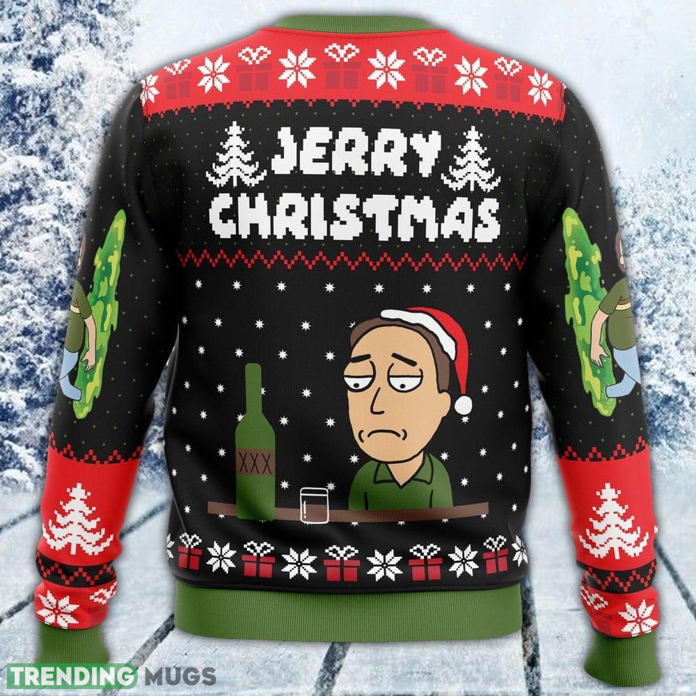 Jerry Rick and Morty Ugly Sweater Men And Women Gift For Christmas 3D Sweater Jerry Rick and Morty Ugly Sweater Men And Women Gift For Christmas 3D Sweater
