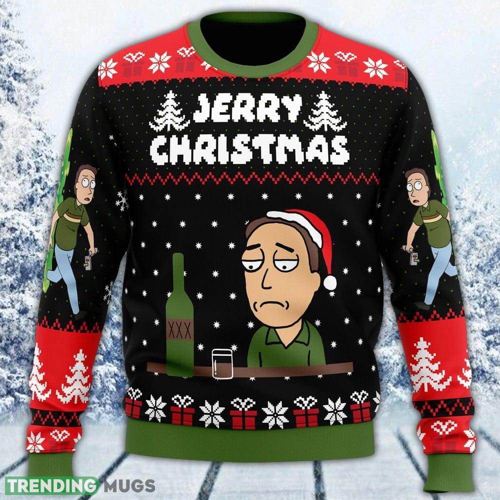 Jerry Rick and Morty Ugly Sweater Men And Women Gift For Christmas - Jerry Christmas Rick and Morty Ugly Christmas Sweater_1 Jerry Rick and Morty Ugly Sweater Men And Women Gift For Christmas - Jerry Christmas Rick and Morty Ugly Christmas Sweater_1