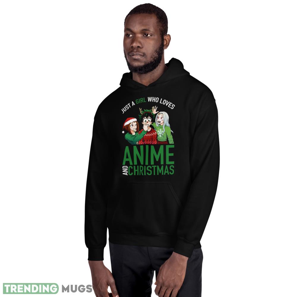 Just A Girl Who Loves Anime My Hero Academia Christmas shirt Dark Shirt Just A Girl Who Loves Anime My Hero Academia Christmas shirt Dark Shirt