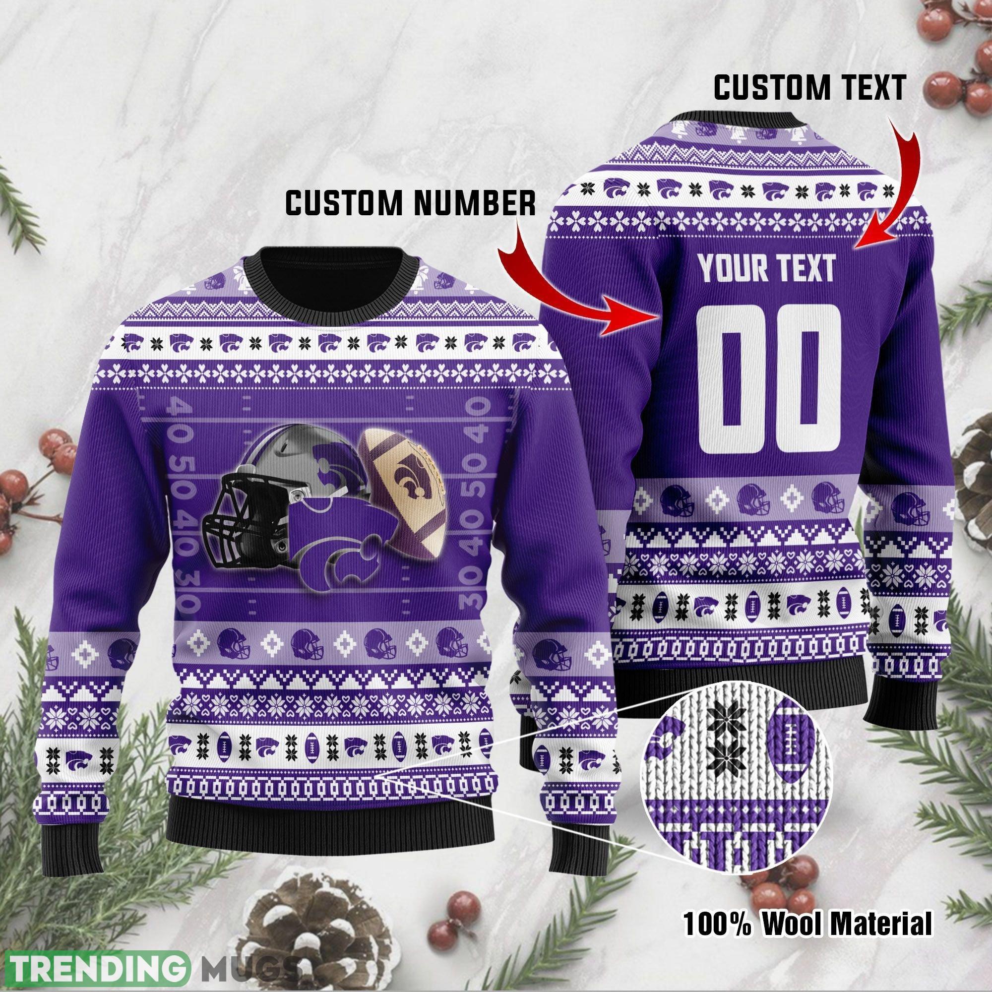 Kansas State Wildcats Custom Number And Name Ugly Christmas Gift For Christmas - Kansas State Wildcats Custom Number And Name Ugly Christmas Gift For Christmas Kansas State Wildcats Custom Number And Name Ugly Christmas Gift For Christmas - Kansas State Wildcats Custom Number And Name Ugly Christmas Gift For Christmas