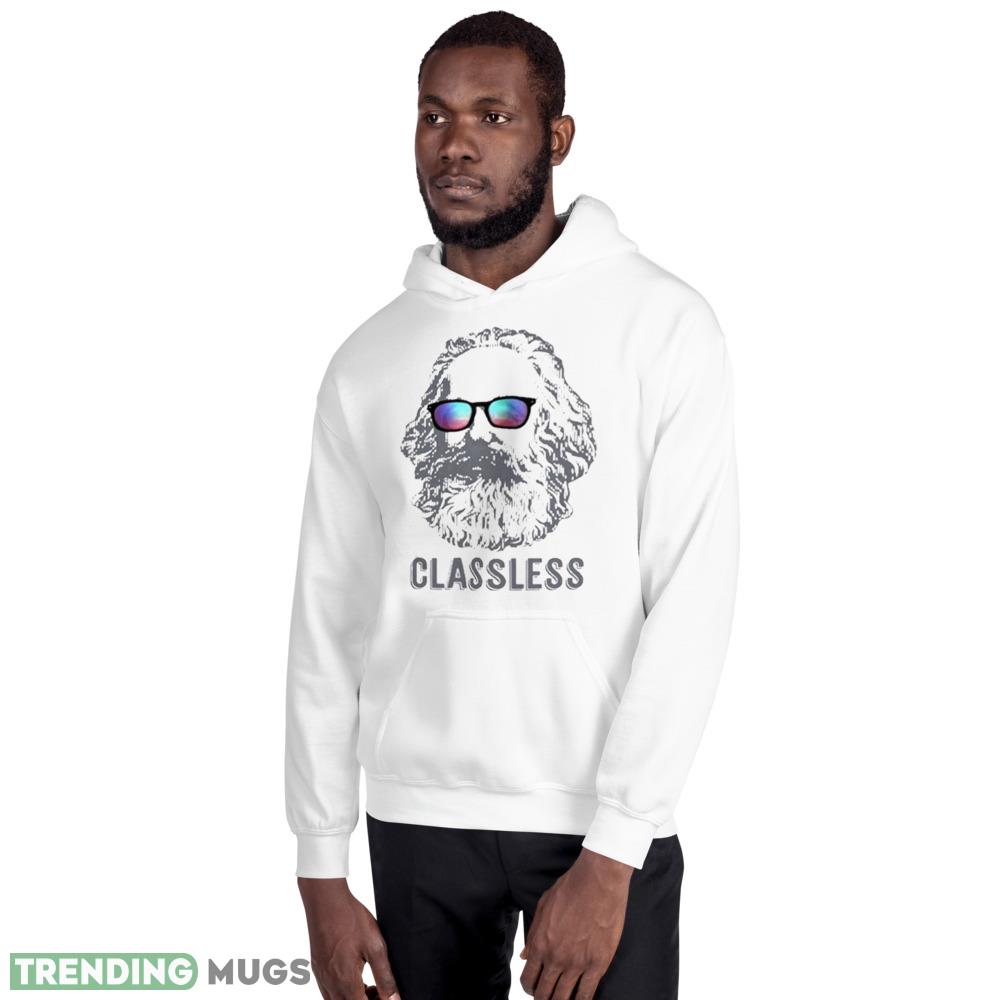 Karl Marx Classless Mockup White T Shirt Light Shirt Karl Marx Classless Mockup White T Shirt Light Shirt