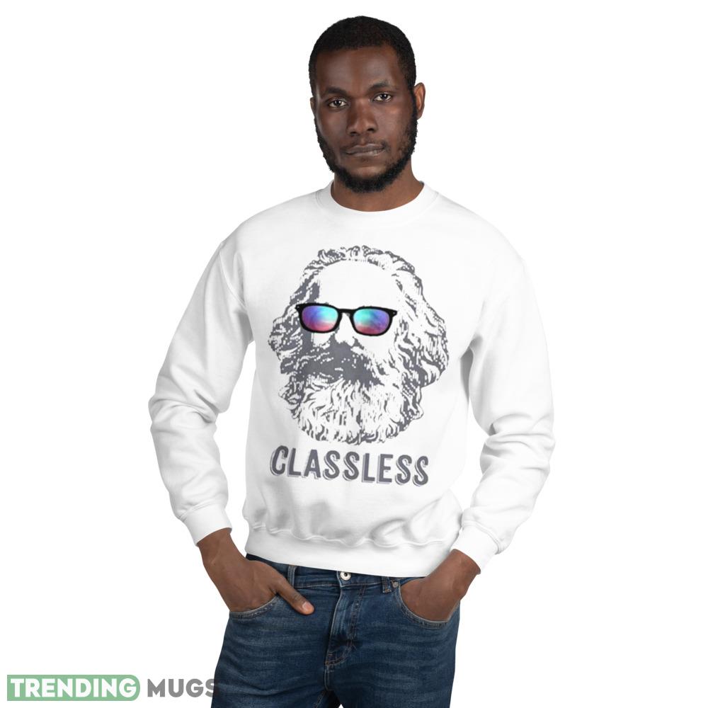 Karl Marx Classless Mockup White T Shirt - 18000 Unisex Heavy Blend Crewneck Sweatshirt Karl Marx Classless Mockup White T Shirt - 18000 Unisex Heavy Blend Crewneck Sweatshirt