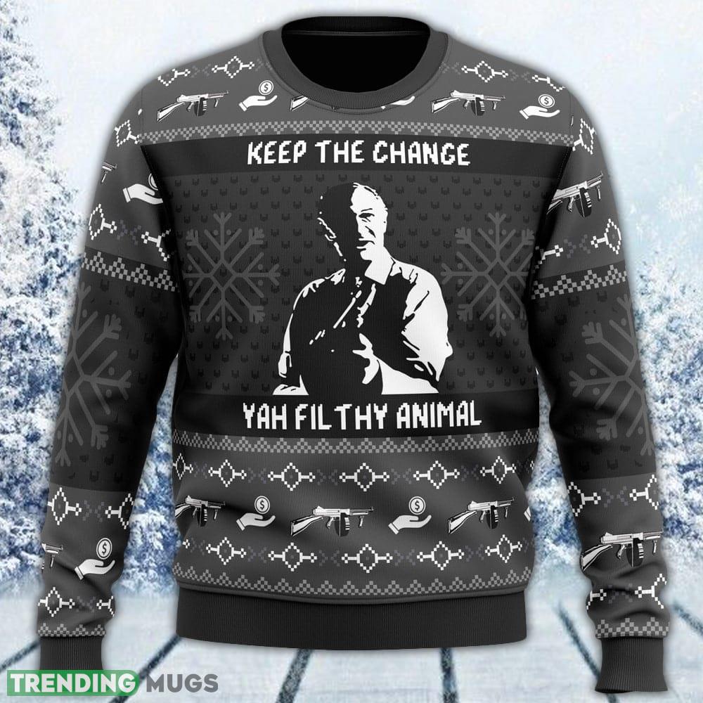 Keep the Change Yah Filthy Animal Home Alone Ugly Sweater Men And Women Gift For Christmas - Keep the Change Yah Filthy Animal Home Alone Ugly Christmas Sweater_1 Keep the Change Yah Filthy Animal Home Alone Ugly Sweater Men And Women Gift For Christmas - Keep the Change Yah Filthy Animal Home Alone Ugly Christmas Sweater_1