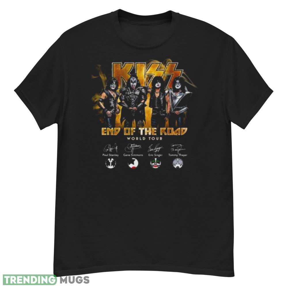 Kiss End Of The Road World Tour Signatures 2023 Shirt Dark Shirt Kiss End Of The Road World Tour Signatures 2023 Shirt Dark Shirt
