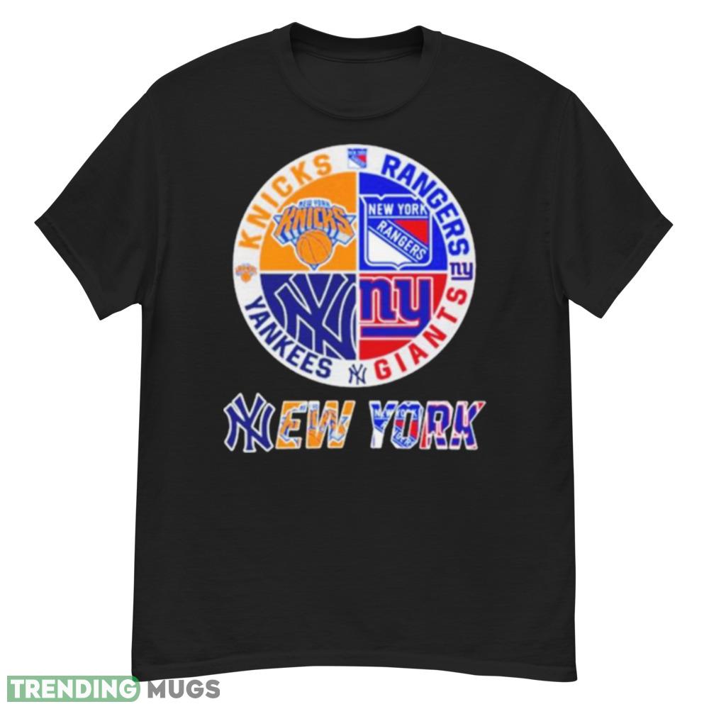 Knicks Rangers Yankees And Giants New York Sport Teams shirt Dark Shirt Knicks Rangers Yankees And Giants New York Sport Teams shirt Dark Shirt