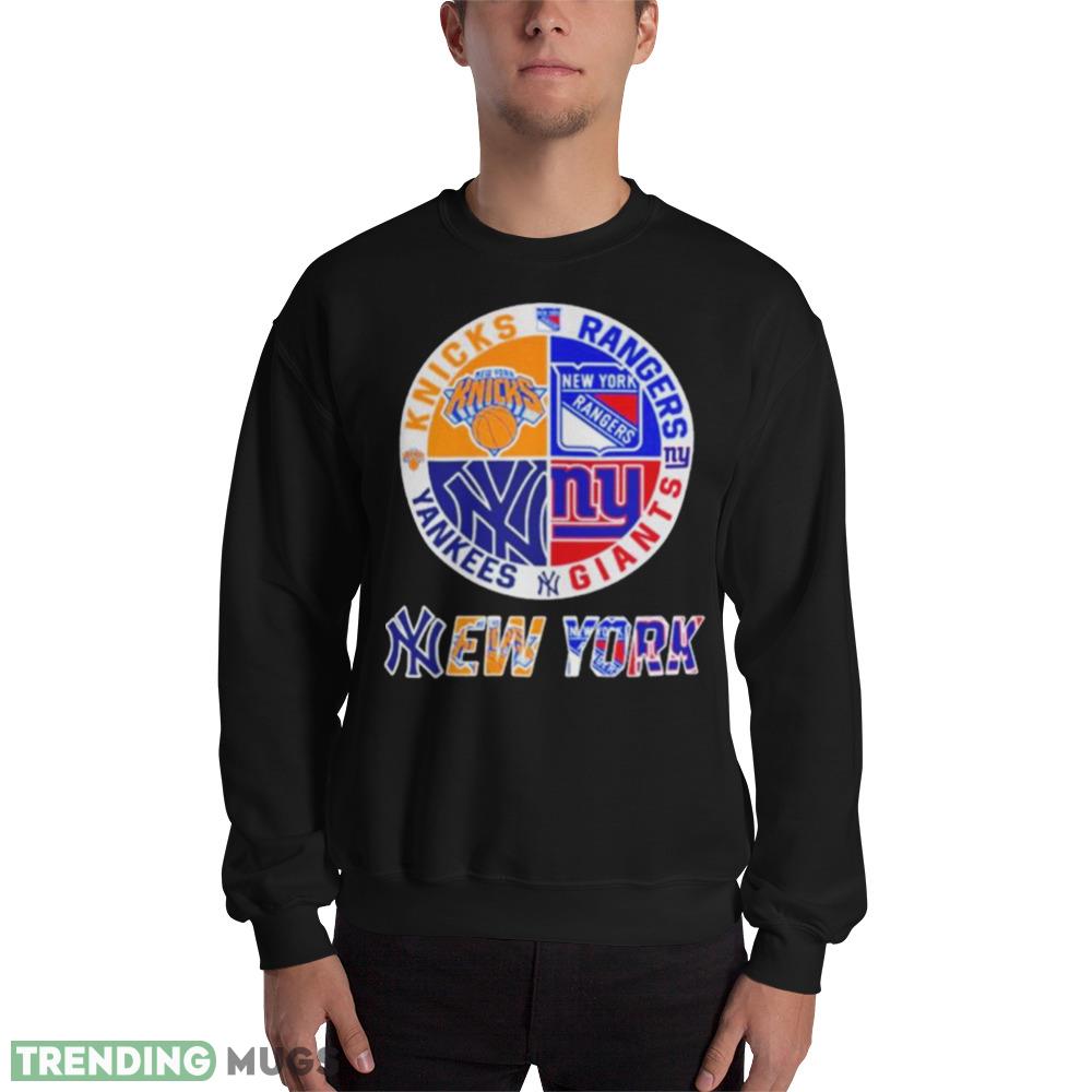 Knicks Rangers Yankees And Giants New York Sport Teams shirt - 18000 Unisex Heavy Blend Crewneck Sweatshirt Knicks Rangers Yankees And Giants New York Sport Teams shirt - 18000 Unisex Heavy Blend Crewneck Sweatshirt