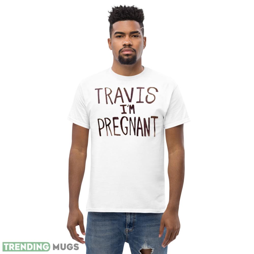 Kourtney Kardashian Pregnacy Poster Travis Barker Travis I’m Pregnant T Shirt Light Shirt Kourtney Kardashian Pregnacy Poster Travis Barker Travis I’m Pregnant T Shirt Light Shirt