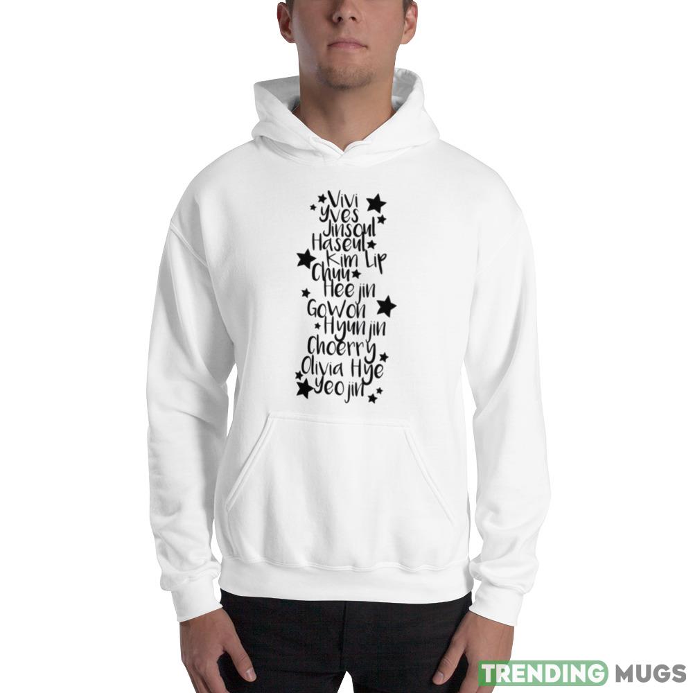 Kpop Black Version Loona shirt Light Shirt Kpop Black Version Loona shirt Light Shirt