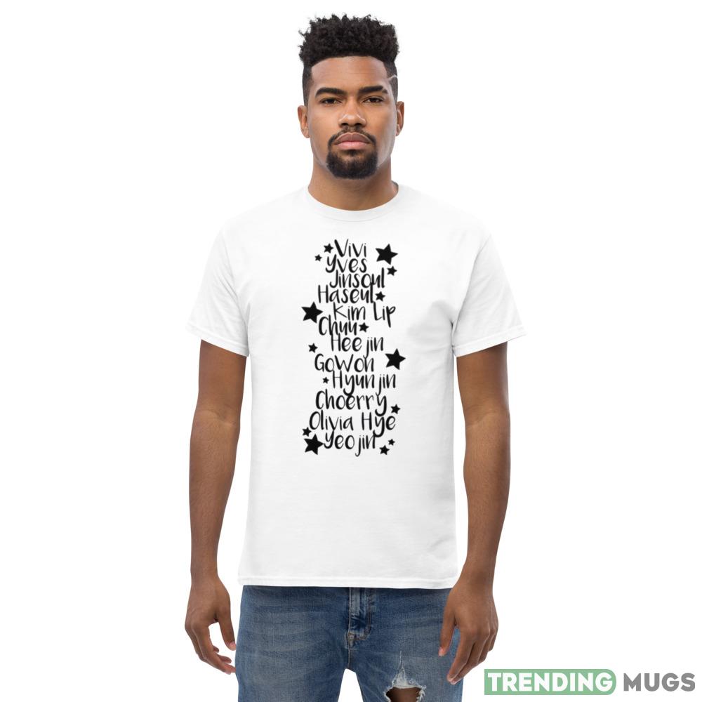 Kpop Black Version Loona shirt Light Shirt Kpop Black Version Loona shirt Light Shirt