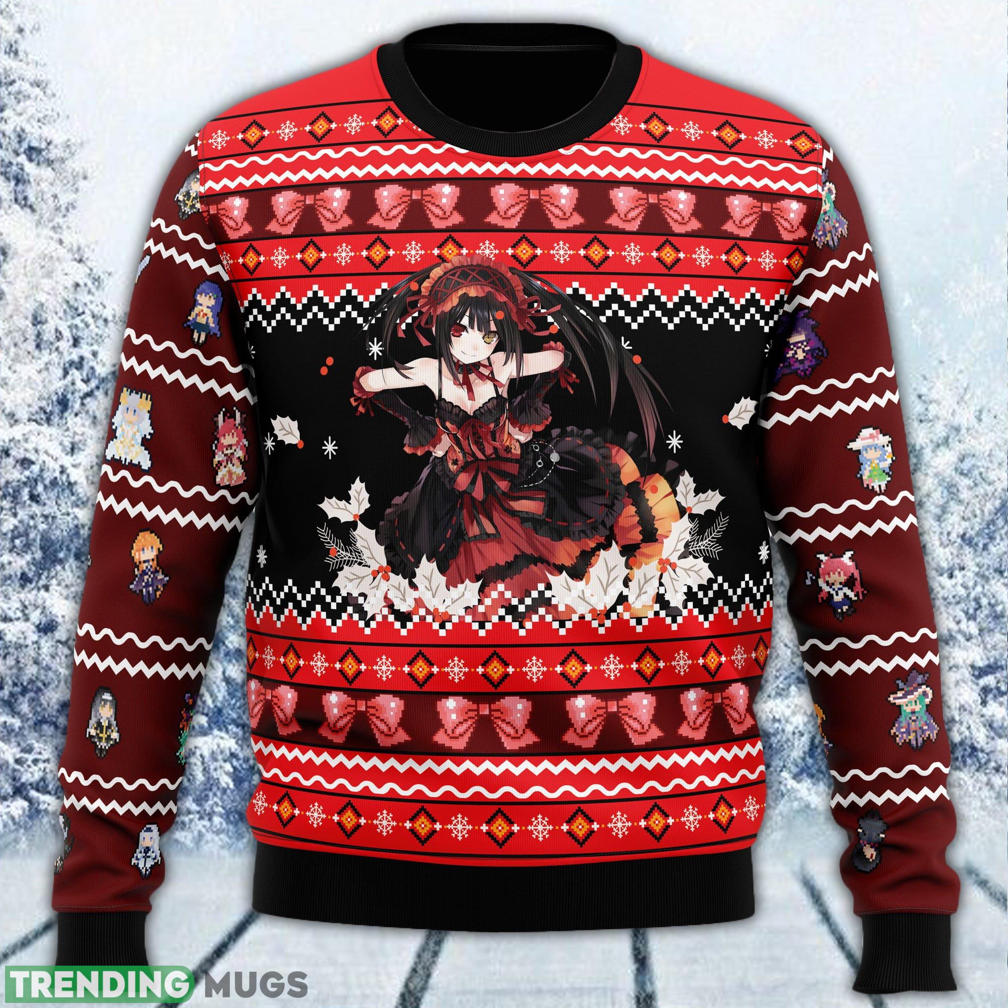 Kurumi Tokisaki Date A Live Ugly Sweater Men And Women Gift For Christmas - Kurumi Tokisaki Date A Live Ugly Christmas Sweater_1 Kurumi Tokisaki Date A Live Ugly Sweater Men And Women Gift For Christmas - Kurumi Tokisaki Date A Live Ugly Christmas Sweater_1