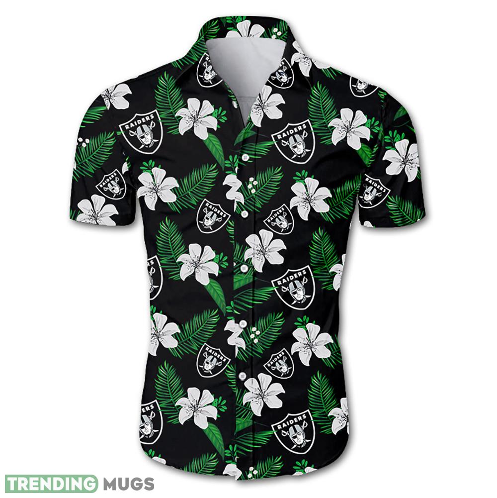 Las Vegas Raiders Hawaiian Shirt Flower Printed Men And Women For Fans - Las Vegas Raiders Hawaiian Shirt Tropical Flower summer 2020_1 Las Vegas Raiders Hawaiian Shirt Flower Printed Men And Women For Fans - Las Vegas Raiders Hawaiian Shirt Tropical Flower summer 2020_1
