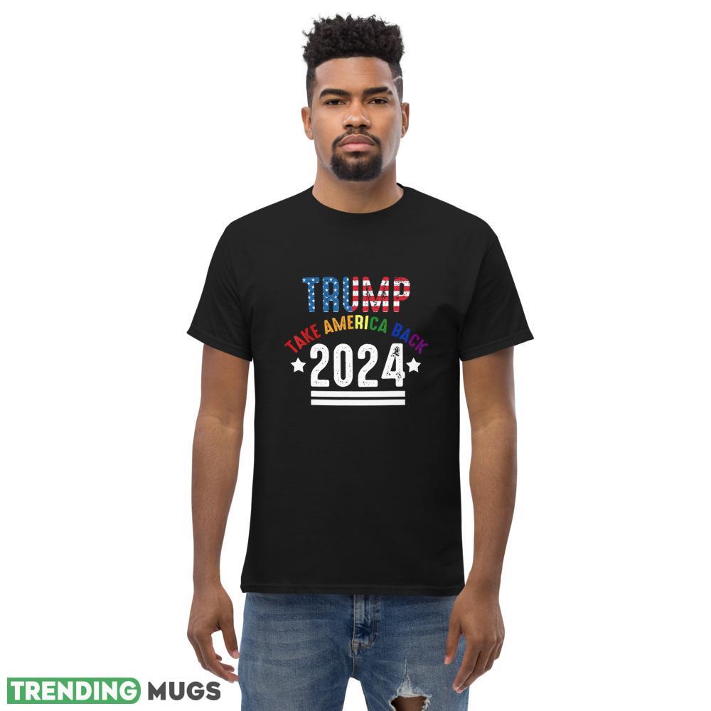 LGBT Pride Trump 2024 Take America Back Funny Gay Lesbian Classic T Shirt Dark Shirt LGBT Pride Trump 2024 Take America Back Funny Gay Lesbian Classic T Shirt Dark Shirt