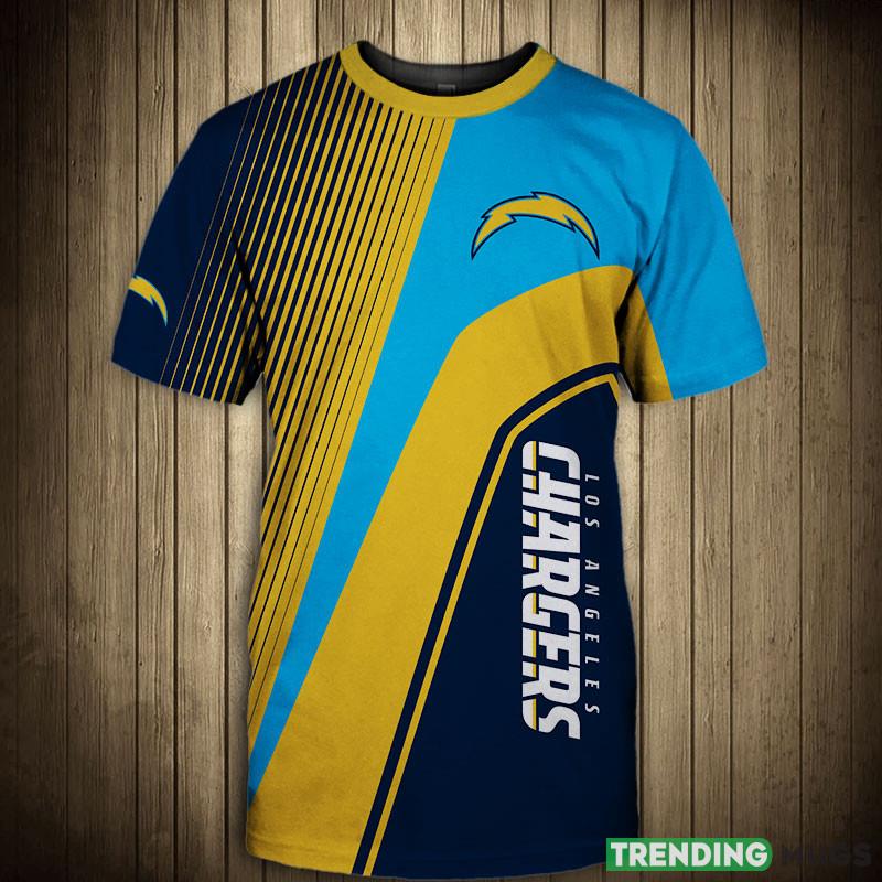 Los Angeles Chargers O Neck Nfl 3d T-Shirt For Men And Women - Los Angeles Chargers T-shirt 3D Short Sleeve O Neck gift for fan NFL_1 Los Angeles Chargers O Neck Nfl 3d T-Shirt For Men And Women - Los Angeles Chargers T-shirt 3D Short Sleeve O Neck gift for fan NFL_1