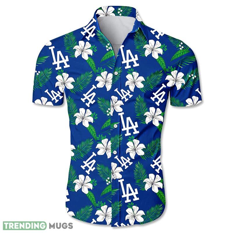 Los Angeles Dodgers Hawaiian shirt flower Men And Women For Fans - Los Angeles Dodgers Hawaiian shirt Tropical flower gift for fans_1 Los Angeles Dodgers Hawaiian shirt flower Men And Women For Fans - Los Angeles Dodgers Hawaiian shirt Tropical flower gift for fans_1