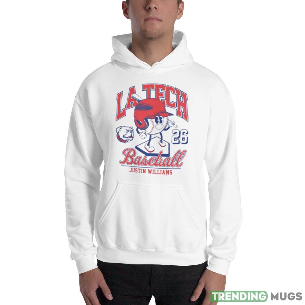 Louisiana Tech Bulldogs Justin Williams 2023 NCAA Baseball shirt Light Shirt Louisiana Tech Bulldogs Justin Williams 2023 NCAA Baseball shirt Light Shirt