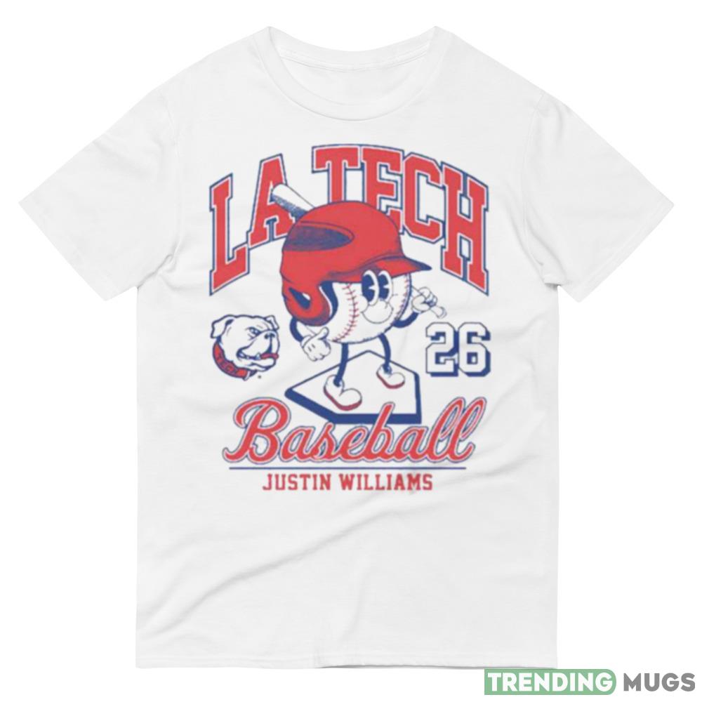 Louisiana Tech Bulldogs Justin Williams 2023 NCAA Baseball shirt Light Shirt Louisiana Tech Bulldogs Justin Williams 2023 NCAA Baseball shirt Light Shirt
