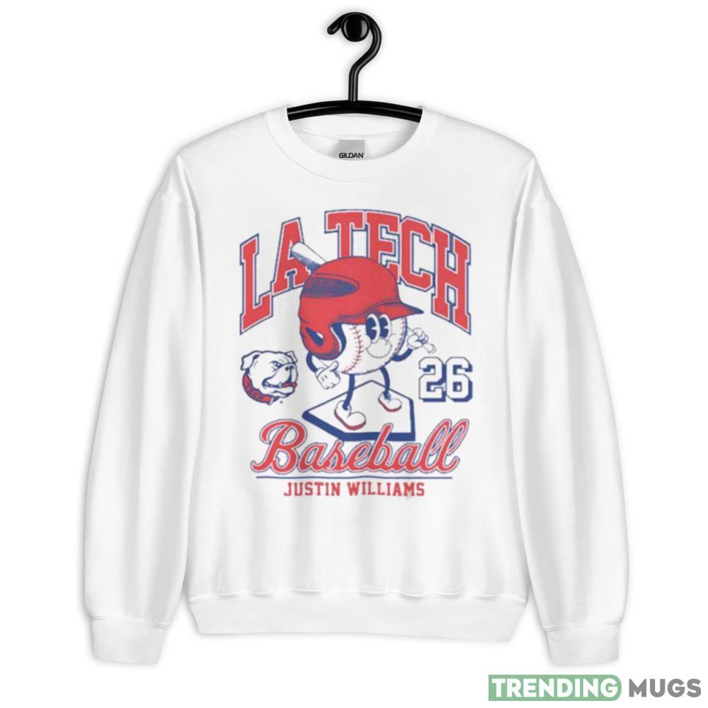 Louisiana Tech Bulldogs Justin Williams 2023 NCAA Baseball shirt - 18000 Unisex Heavy Blend Crewneck Sweatshirt Louisiana Tech Bulldogs Justin Williams 2023 NCAA Baseball shirt - 18000 Unisex Heavy Blend Crewneck Sweatshirt