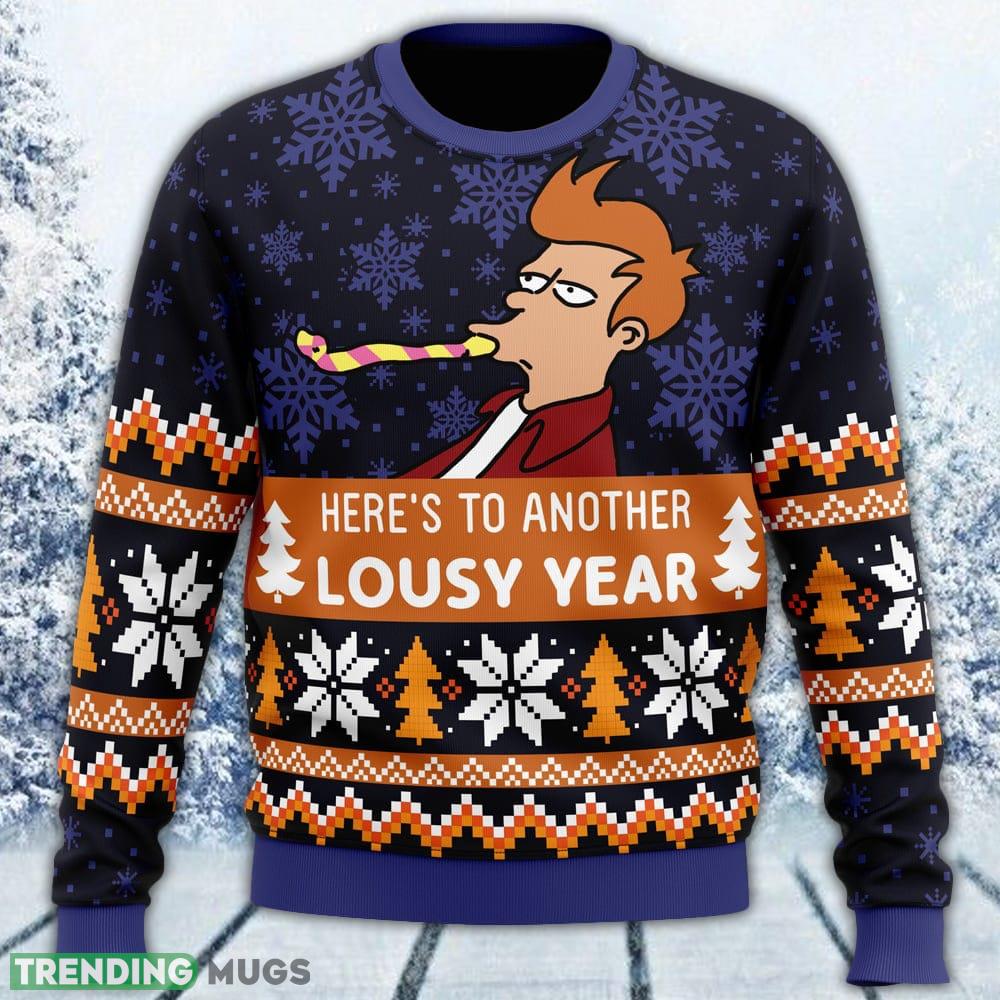 Lousy Year Futurama Ugly Sweater Men And Women Gift For Christmas - Lousy Year Futurama Ugly Christmas Sweater_1 Lousy Year Futurama Ugly Sweater Men And Women Gift For Christmas - Lousy Year Futurama Ugly Christmas Sweater_1