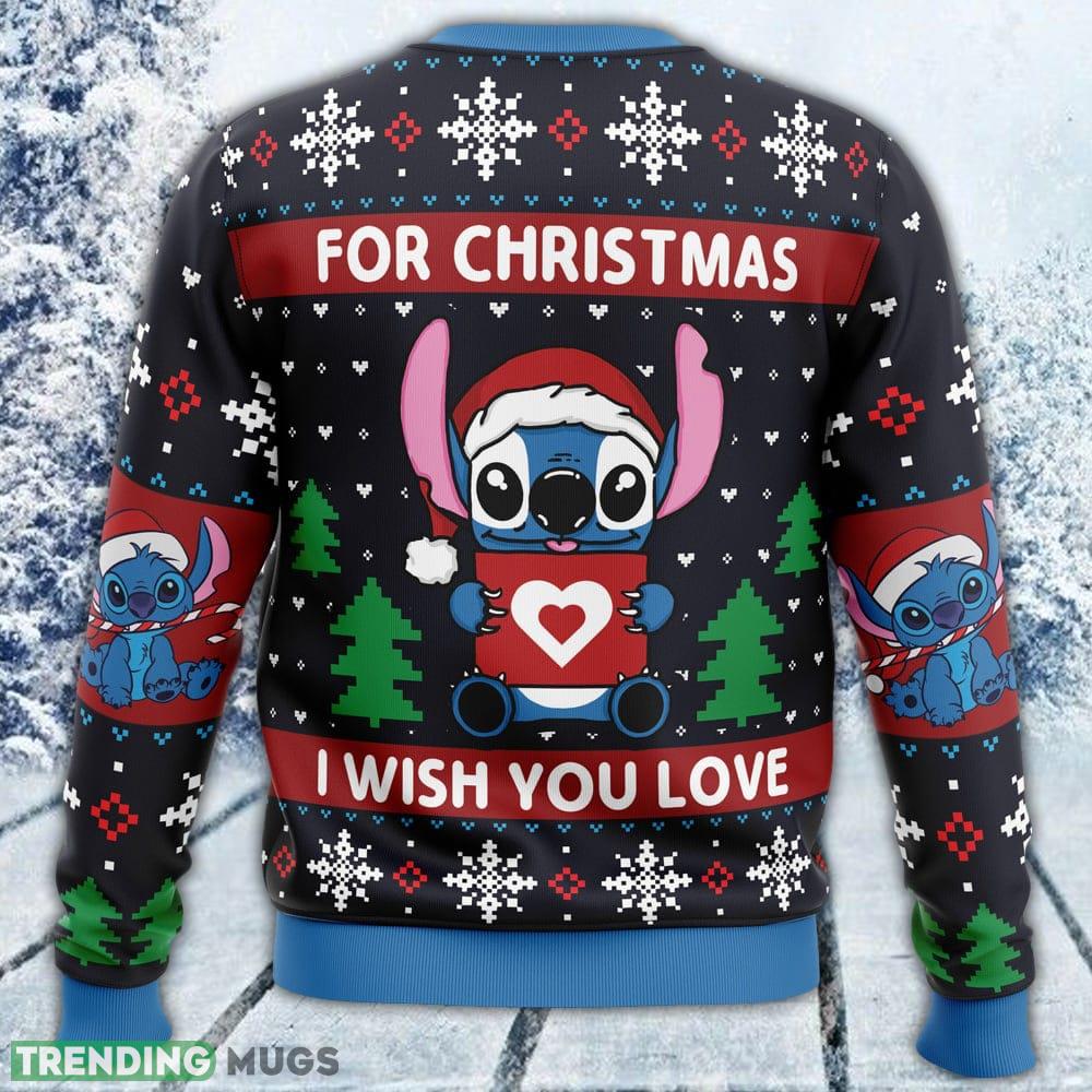 Love Stitch Ugly Sweater Men And Women Gift For Christmas 3D Sweater Love Stitch Ugly Sweater Men And Women Gift For Christmas 3D Sweater